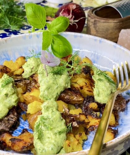 Smashed Potato Salad