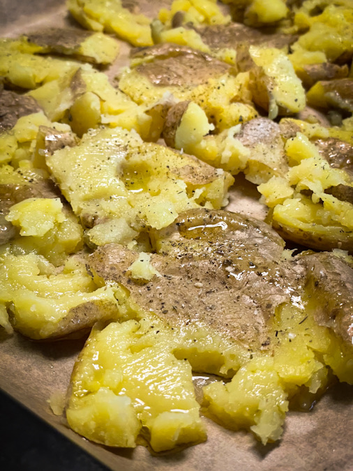 Smashed Potato Salad