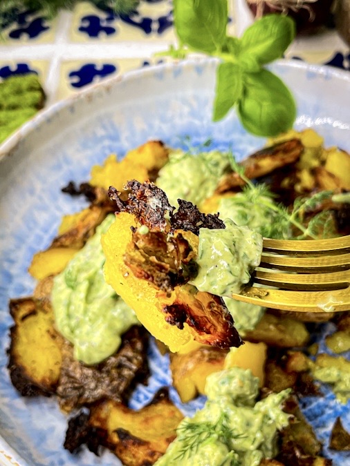 Smashed Potato Salad