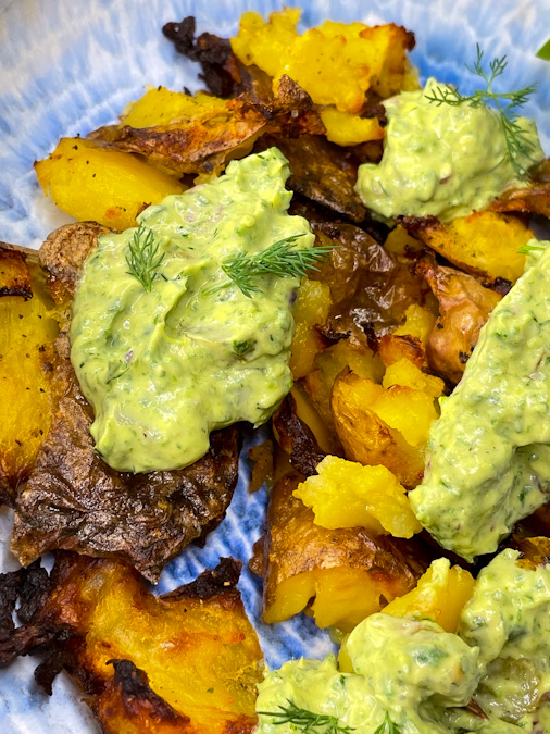 Smashed Potato Salad