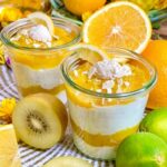 Solero-Dessert im Glas
