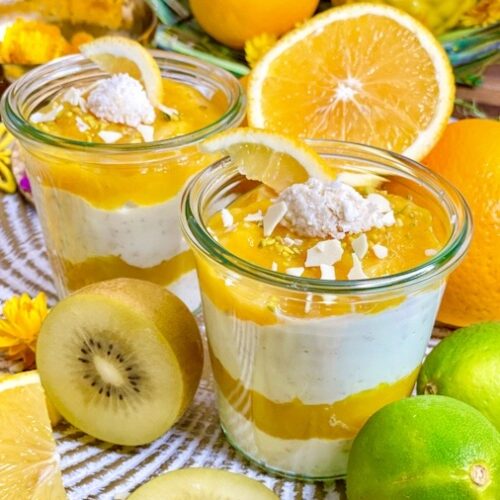 Bestes Solero-Dessert im Glas - Ein schneller, Sommerlicher Nachtisch ganz einfach in nur 15 Minuten! 2 Solero-Dessert im Glas