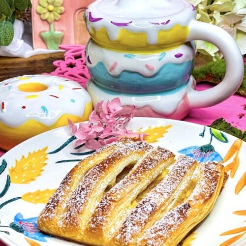 Beste Apfeltaschen wie vom Bäcker - schnell & einfach selber machen (Rezept 4 Stück)! 5 Apfeltaschen