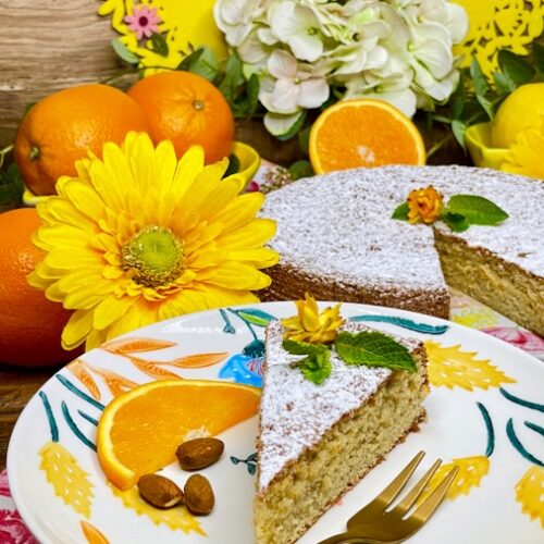 Mallorquinischer Mandelkuchen