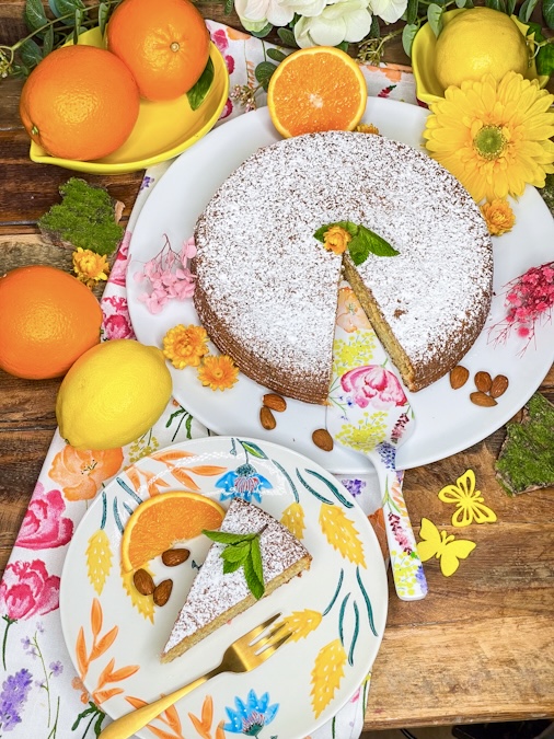Mallorquinischer Mandelkuchen