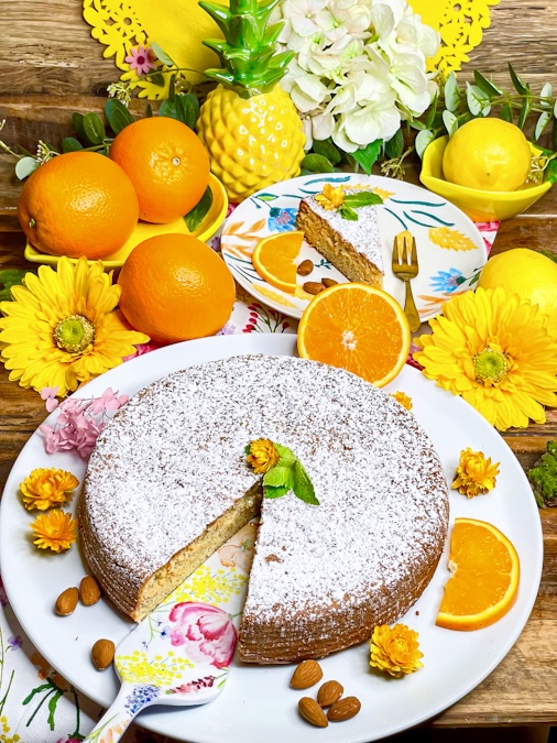 Mallorquinischer Mandelkuchen