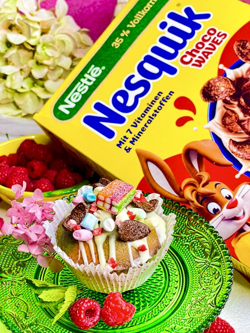 Regenbogen-Muffins