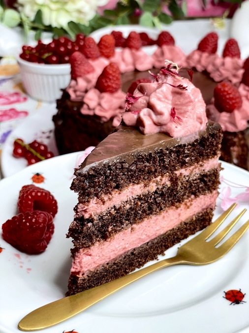 Himbeer-Schokoladen-Torte
