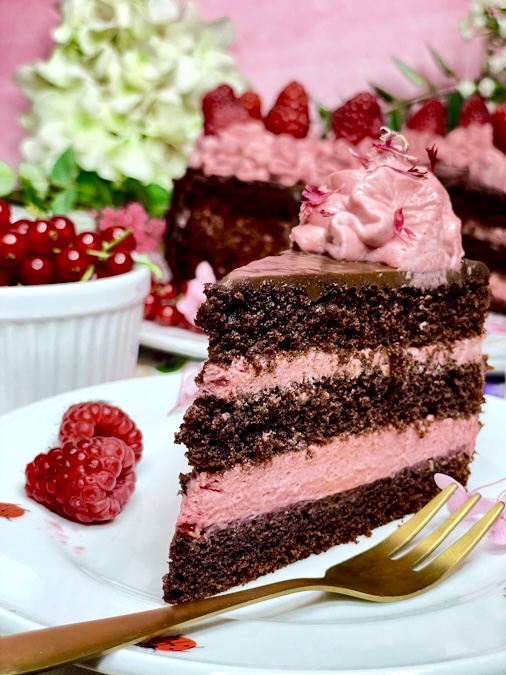 Himbeer-Schokoladen-Torte