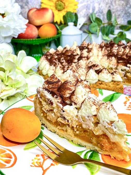 Aprikosenkuchen mit Streuseln