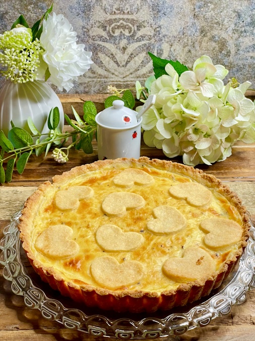 Crostata mit Vanillecreme 