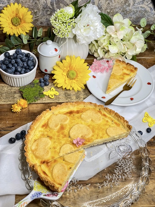 Crostata mit Vanillecreme 