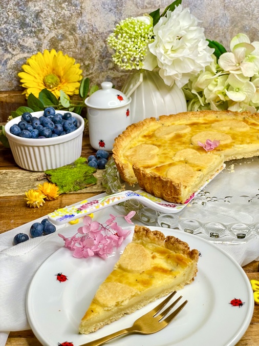 Crostata mit Vanillecreme 