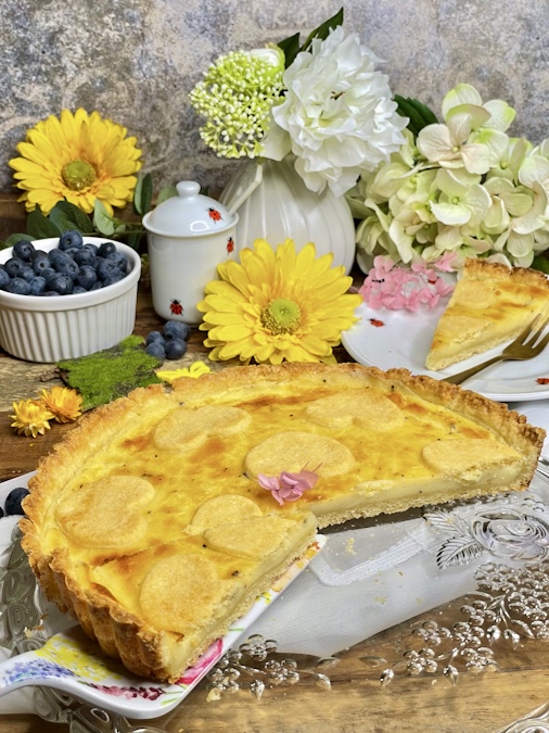 Crostata mit Vanillecreme 