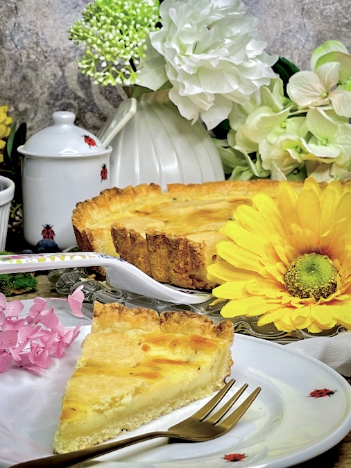 Crostata mit Vanillecreme 