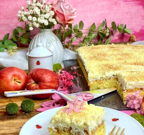 Apfeltorte vom Blech