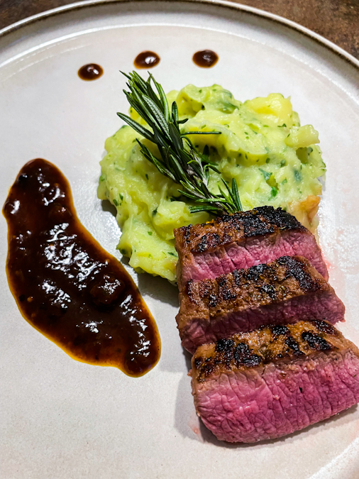 Steak braten 