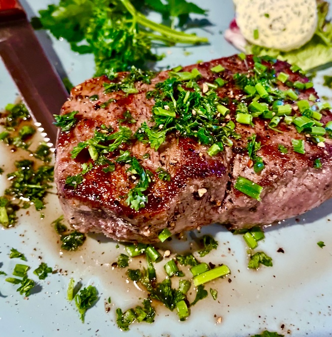 Steak braten 