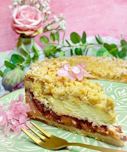 Zwetschgenkuchen mit Pudding