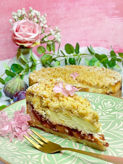 Zwetschgenkuchen mit Pudding  Zwetschgenkuchen mit Pudding