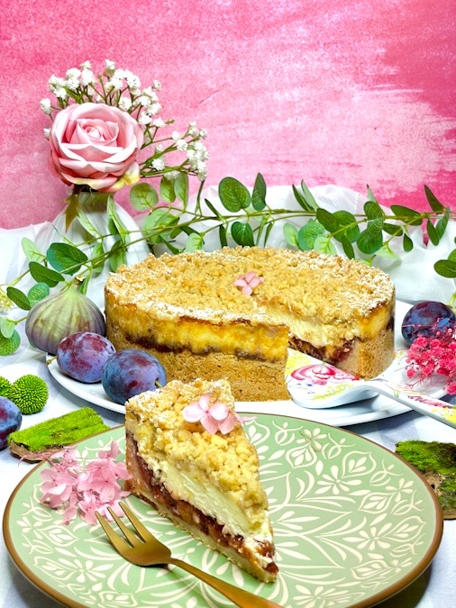 Zwetschgenkuchen mit Pudding  Zwetschgenkuchen mit Pudding