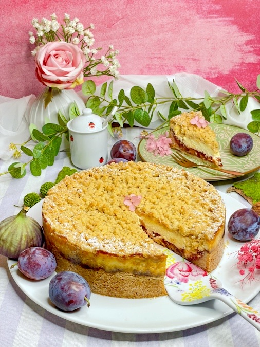 Zwetschgenkuchen mit Pudding  Zwetschgenkuchen mit Pudding