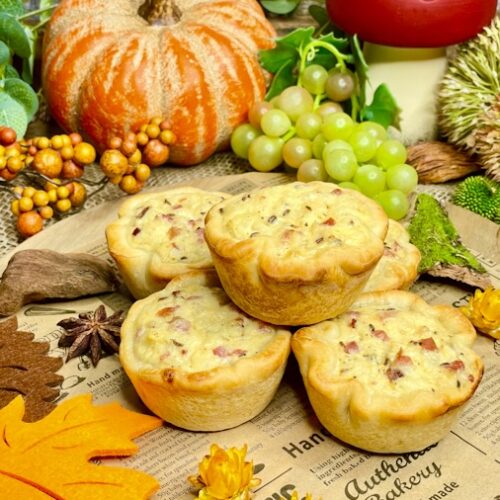 Zwiebelkuchen Muffins - das beste Rezept schnell & einfach 12 Stück! 4 Zwiebelkuchen Muffins