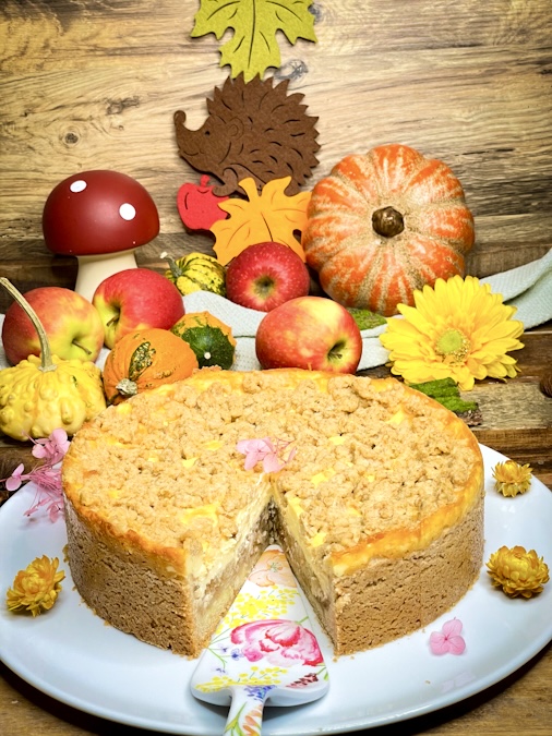 Apfelkuchen mit Rahmguss