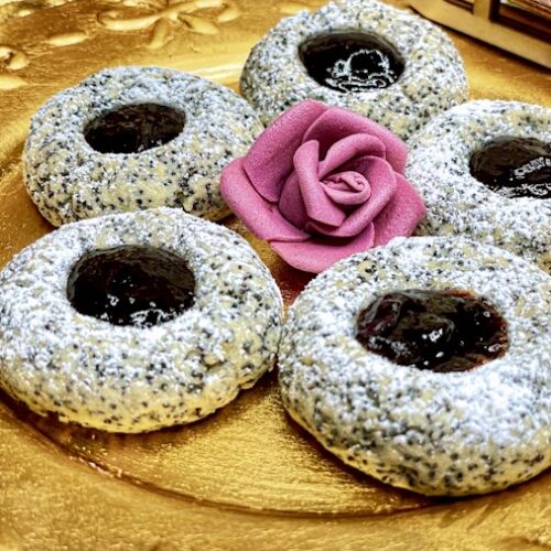 Engelsaugen mit Mohn - einfach & gelingsicher: Rezept für 21 saftige Weihnachtsplätzchen 4 Engelsaugen mit Mohn