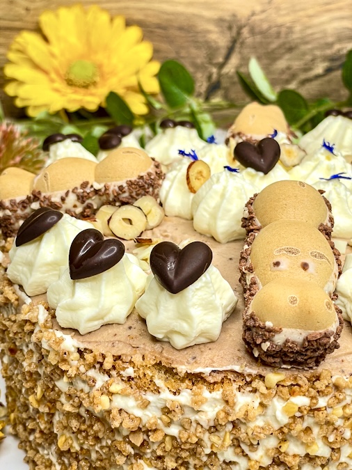 Happy Hippo Torte mit Mascarpone Schritt für Schritt 