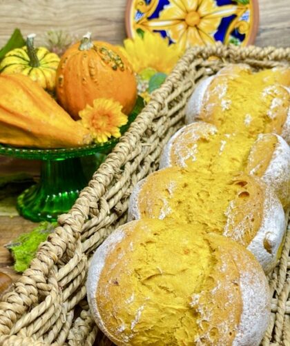 Saftige Kürbisbrötchen