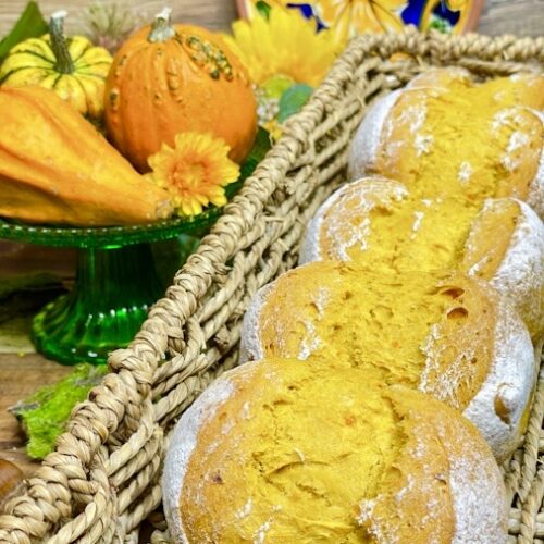 Saftige Kürbisbrötchen