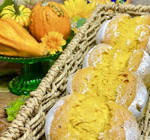 Saftige Kürbisbrötchen