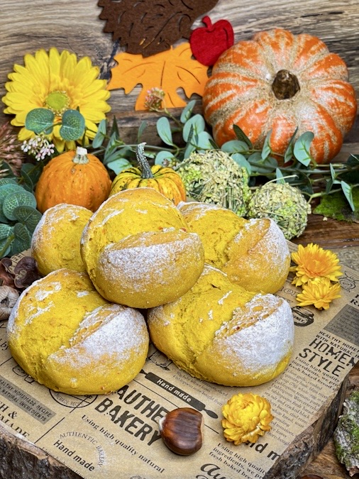 Saftige Kürbisbrötchen