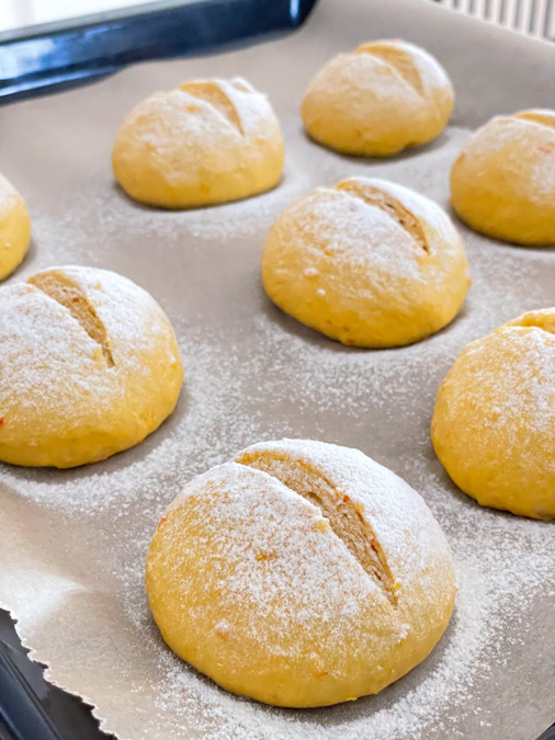 Saftige Kürbisbrötchen