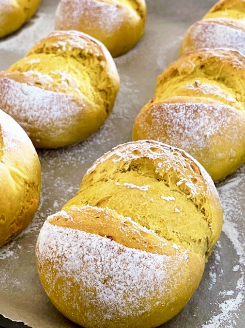 Saftige Kürbisbrötchen