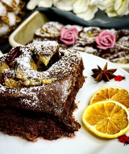 Schwarzwälder Kirsch Schnecken - einfaches & saftiges Hefegebäck mit Kirschen 9 Stück 2 Schwarzwälder Kirsch Schnecken