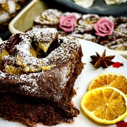 Schwarzwälder Kirsch Schnecken - einfaches & saftiges Hefegebäck mit Kirschen 9 Stück 2 Schwarzwälder Kirsch Schnecken