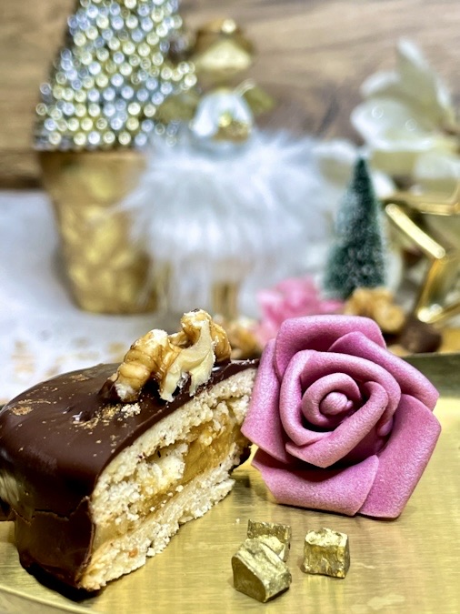 Walnuss Marzipan Plätzchen