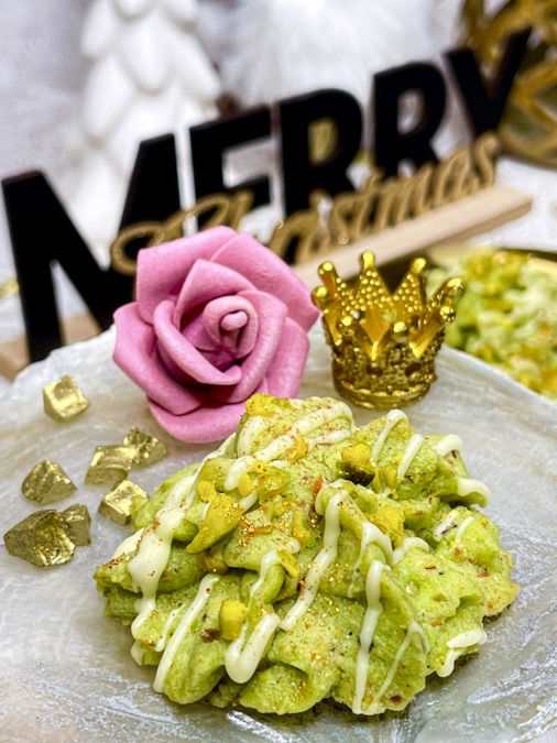 Spritzgebäck mit Pistazien Spritzgebäck mit Pistazien