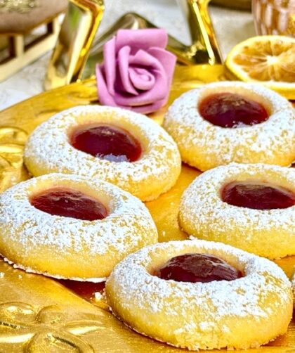 Engelsaugen wie von Oma - zartes Grundrezept für Weihnachten: einfach & gelingt immer (40 Stück) 1 Engelsaugen