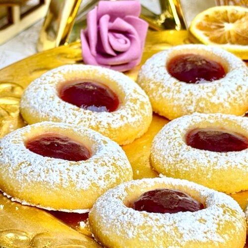 Engelsaugen wie von Oma - zartes Grundrezept für Weihnachten: einfach & gelingt immer (40 Stück) 6 Engelsaugen