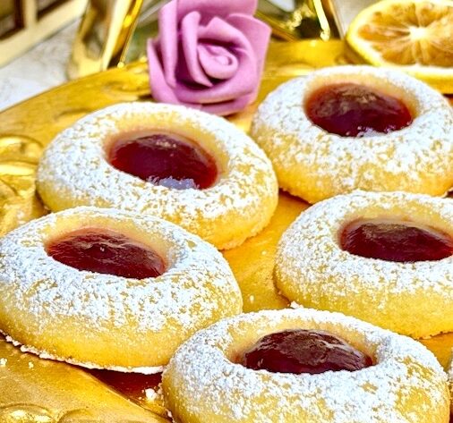 Engelsaugen wie von Oma - zartes Grundrezept für Weihnachten: einfach & gelingt immer (40 Stück) 1 Engelsaugen