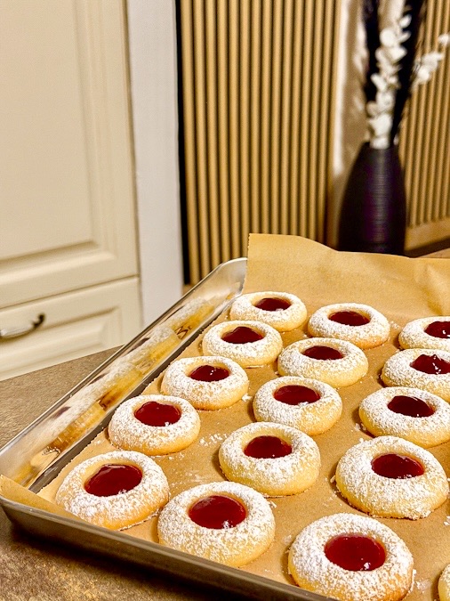 Engelsaugen wie von Oma - zartes Grundrezept für Weihnachten: einfach & gelingt immer (40 Stück) 5 Engelsaugen