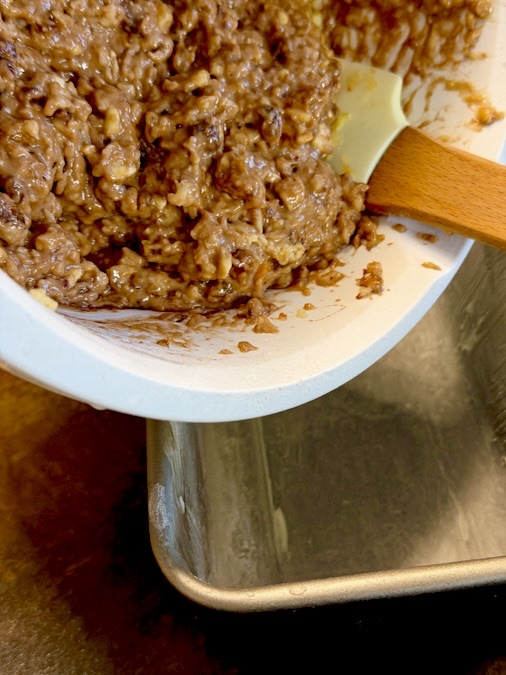 Früchtebrot selber backen - einfaches & saftiges Rezept mit Äpfeln & Nüssen für die 30-cm-Kastenform 3 Früchtebrot