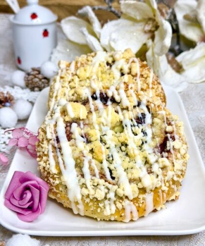 Hefeschnecken mit Mohn