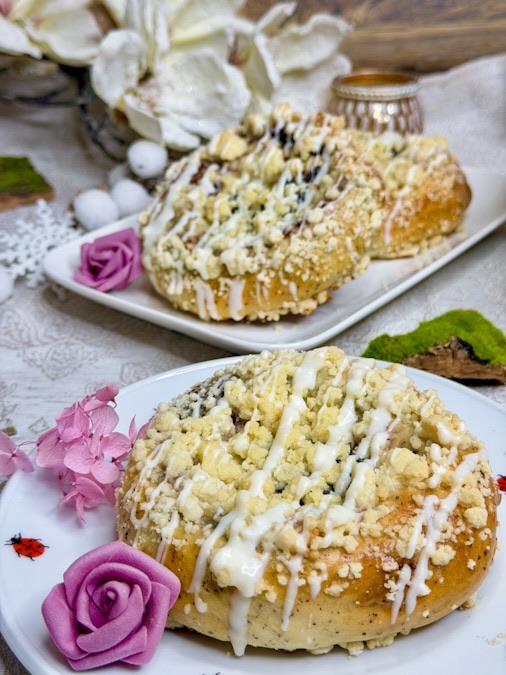 Hefeschnecken mit Mohn Hefeschnecken mit Mohn