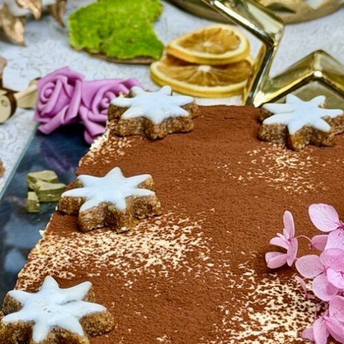 Spekulatius Tiramisu mit Glühweinkirschen: Einfaches weihnachtliches Dessert in 30 Minuten 2 Spekulatius-Tiramisu