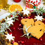Weihnachtlicher Käsekuchen