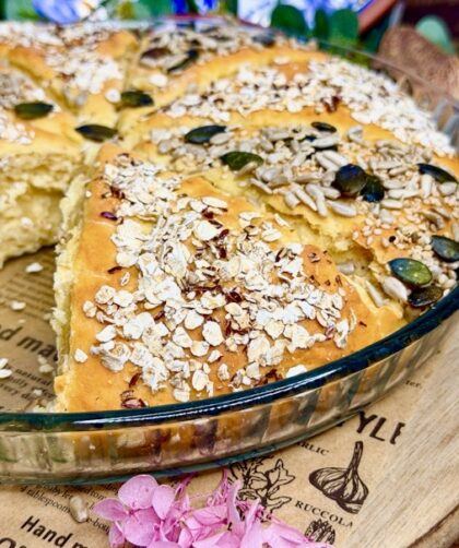 Skyr Brötchen - proteinreiche Körnerbrötchen einfach selber backen 8 Stück 1 Skyr Brötchen